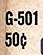 G 501 label